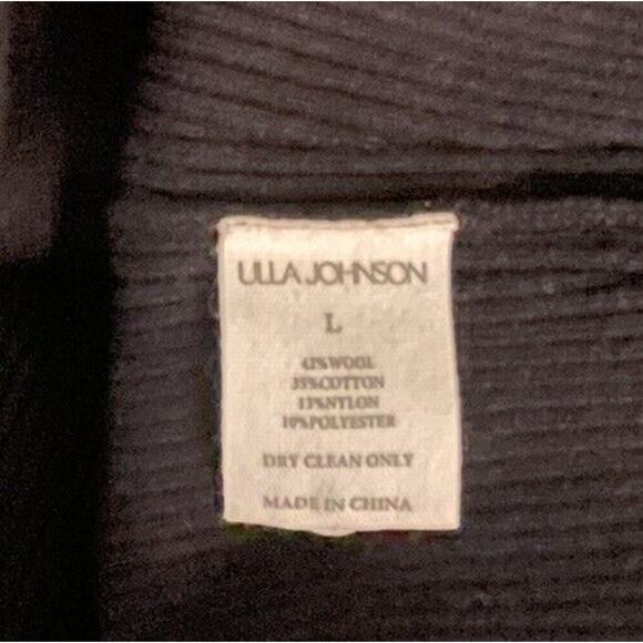 Ulla Johnson Quinn Wool Blend Cardigan Size Large Black $490 - Picture 9 of 9